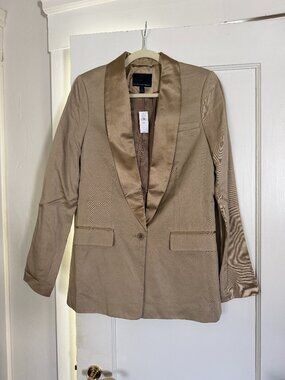 NWT Banana Republic Beige Tuxedo Style Blazer, sz 6